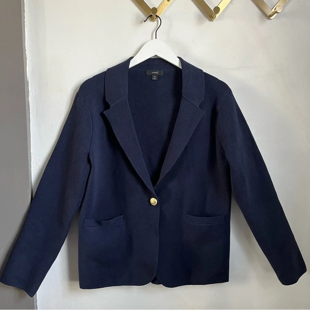 J Crew Camille Shrunken Sweater-Blazer